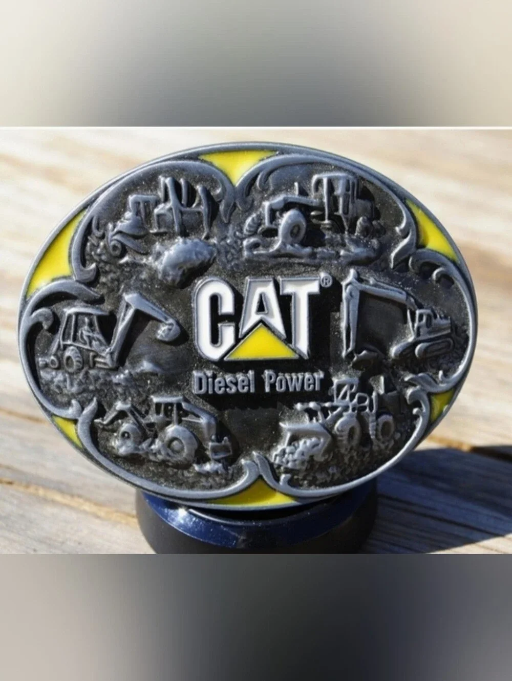 New CAT Caterpillar Diesel Power belt Buckle Choose One 2 Styles Available